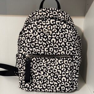 Kate spade Heart Pattern Black and White Backpack